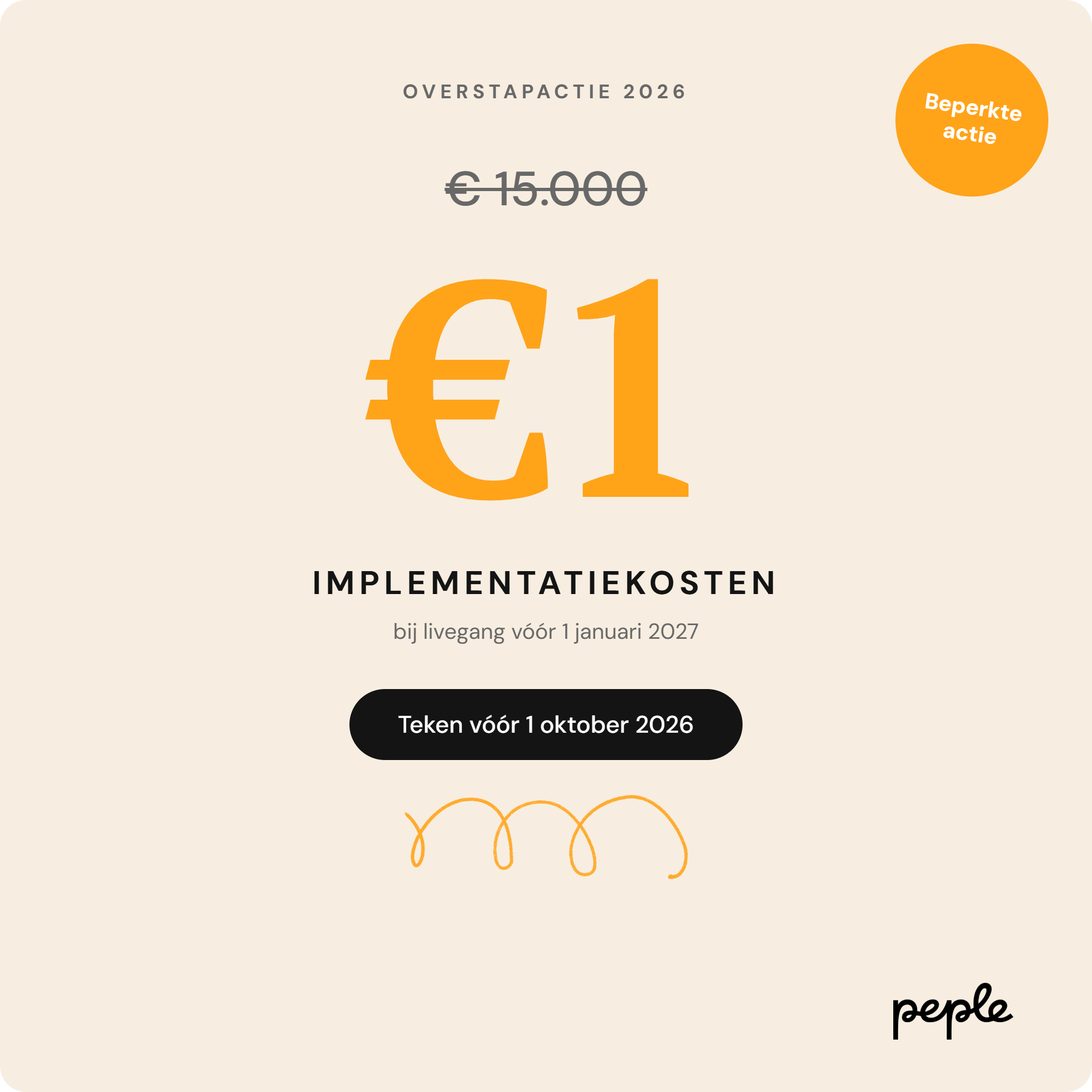 Prijskaart Overstapactie-selection